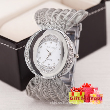 Weinlese-Gesichts-Frauen-Armbanduhr-Diamant-Eleganz-Uhr Cestbella spezielle Geschenk-Uhr